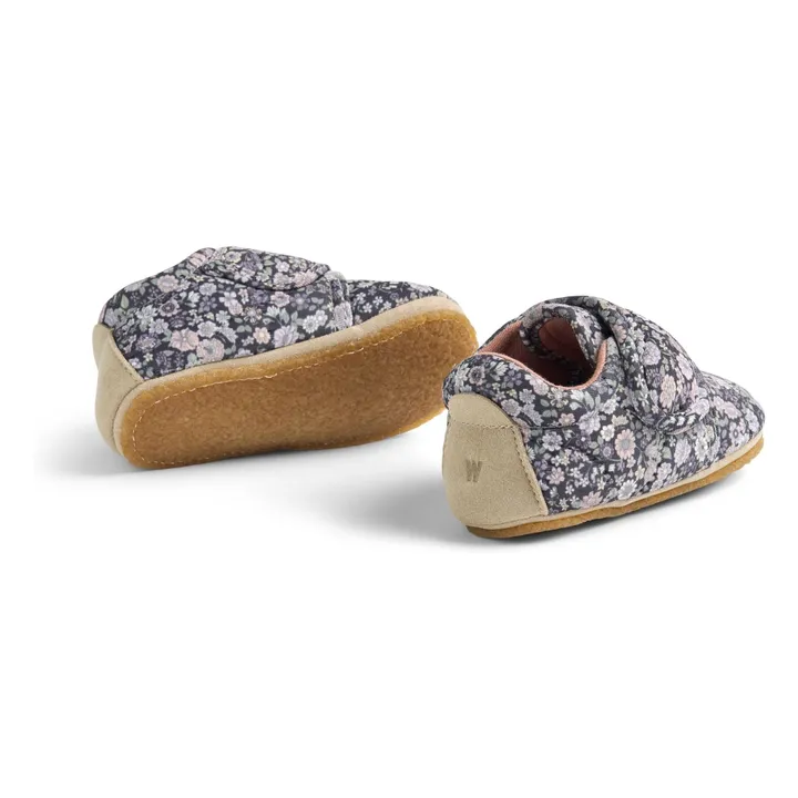 Sasha Flower Slippers Recycled Fibers | Dark grey- Product image n°2
