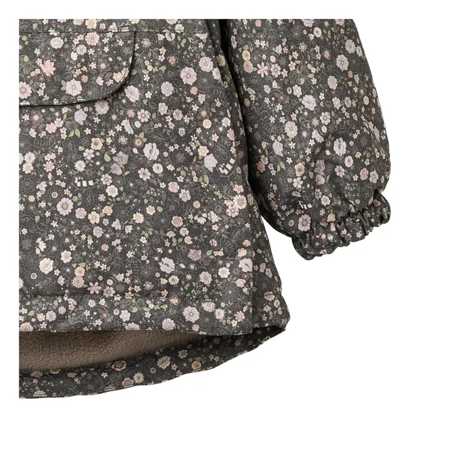 Veste Sascha Fleurie Fibres Recyclées | Gris foncé