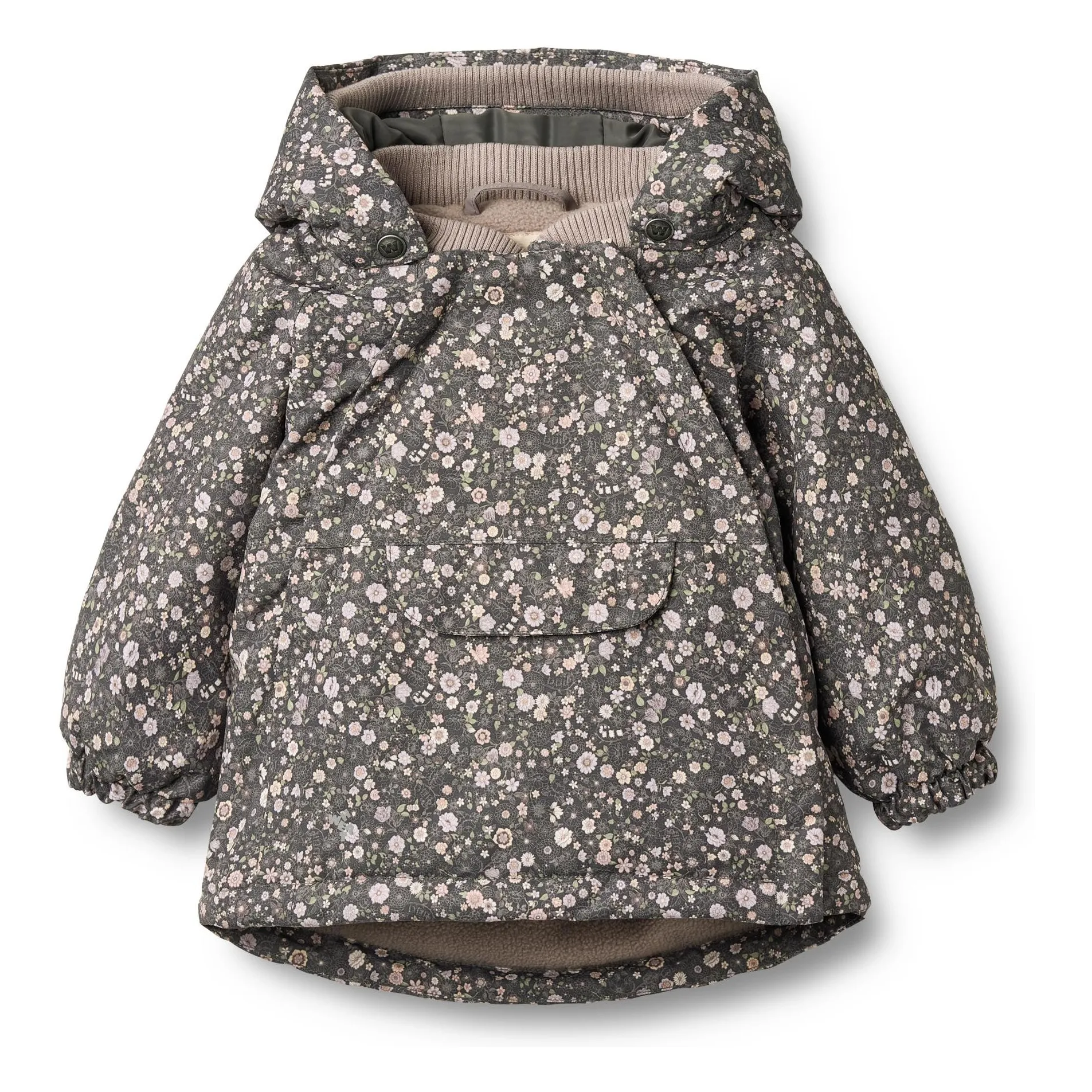 Wheat Dark Grey Sascha Fleurie Recycled Fiber Jacket