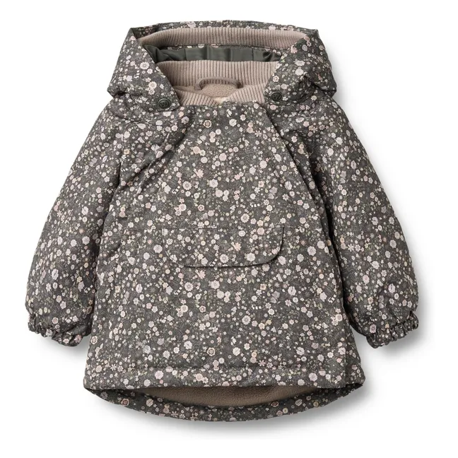 Veste Sascha Fleurie Fibres Recyclées | Gris foncé