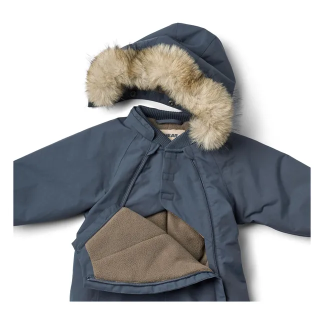 Combinaison de Ski Nicki Fibres Recyclées | Bleu marine