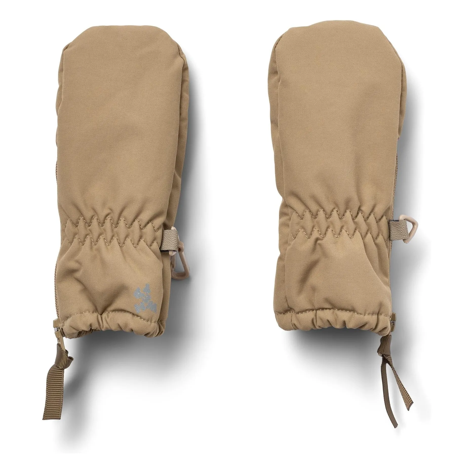 Wheat Beige Monta Recycled Fiber Ski Mittens