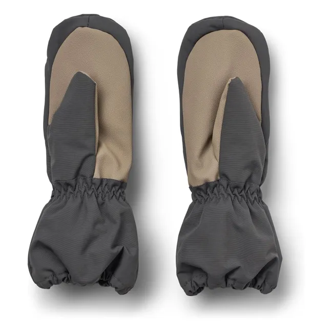 Manoplas de esquí Monta de fibra reciclada | Negro