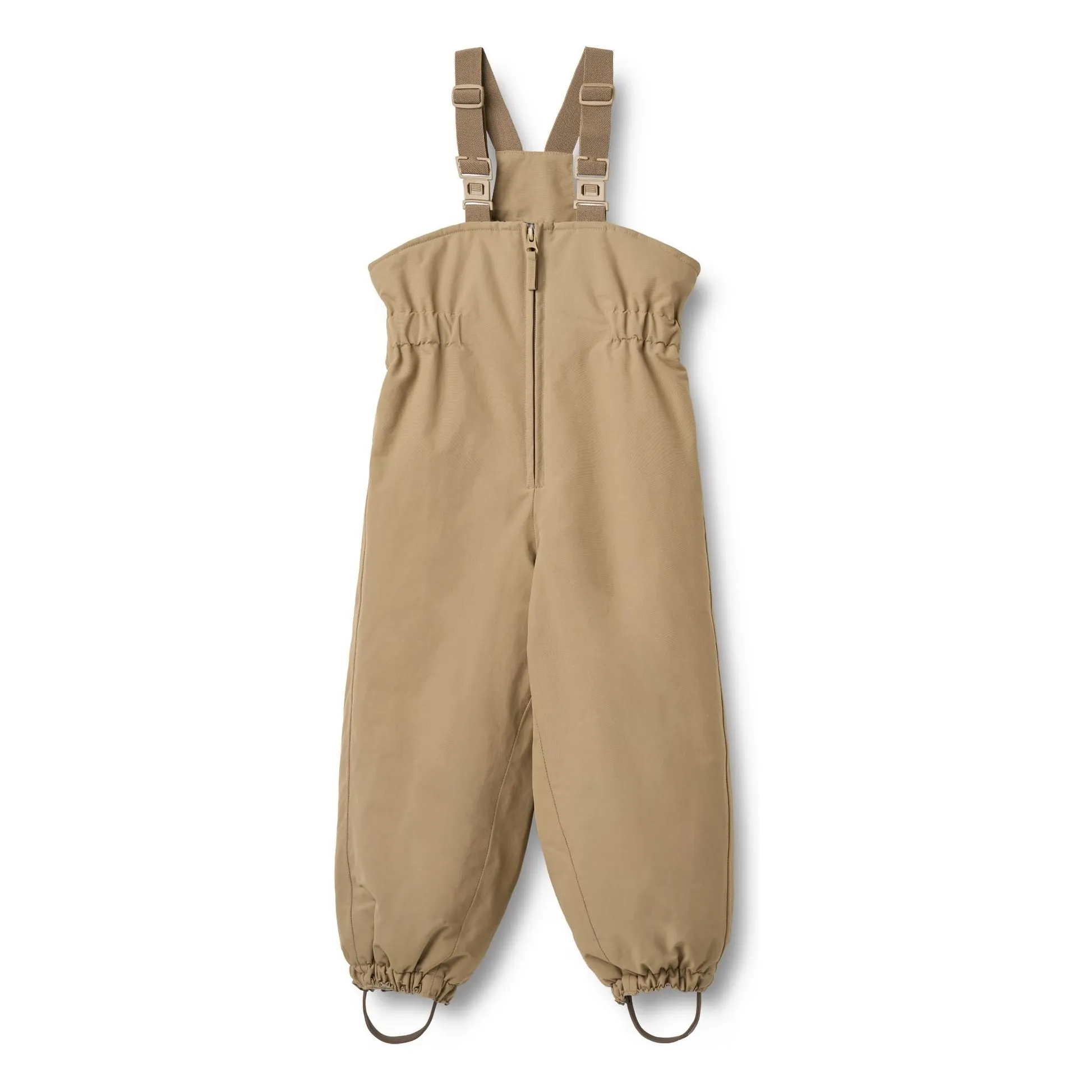 Wheat Beige Sal Recycled Fiber Ski Dungarees
