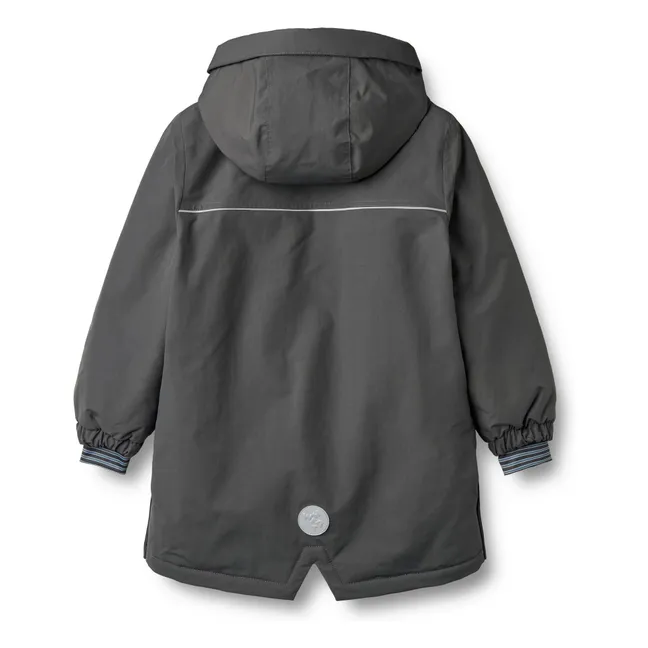Parka de fibra reciclada Jello | Negro