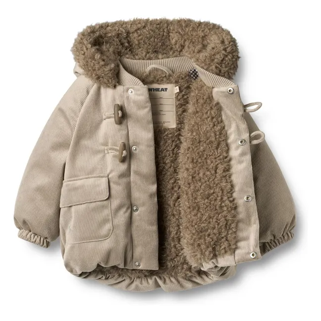 Piumino in fibra riciclata Billo | Beige