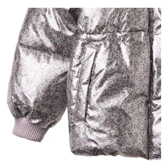 Eli Recycled Fiber Daunenjacke | Silber