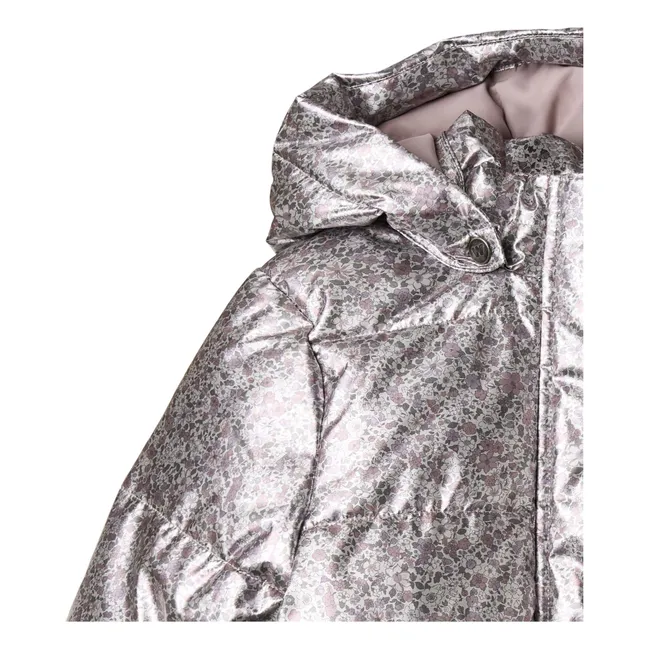 Eli Recycled Fiber Daunenjacke | Silber