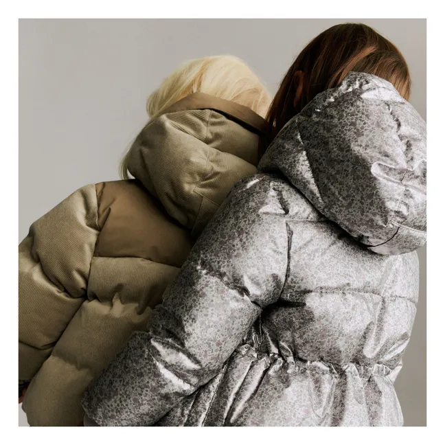 Chaqueta de plumón de fibra reciclada Mads | Beige