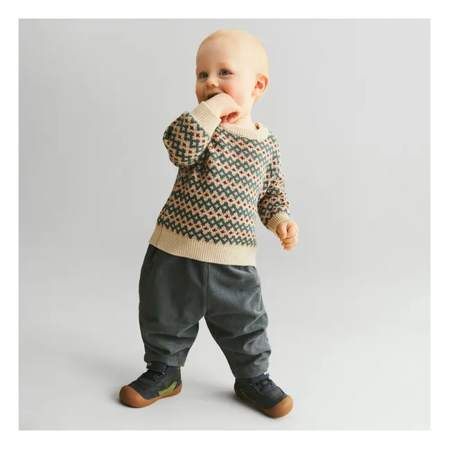 Harlow Jacquard Pullover aus Bio-Baumwolle | Beige