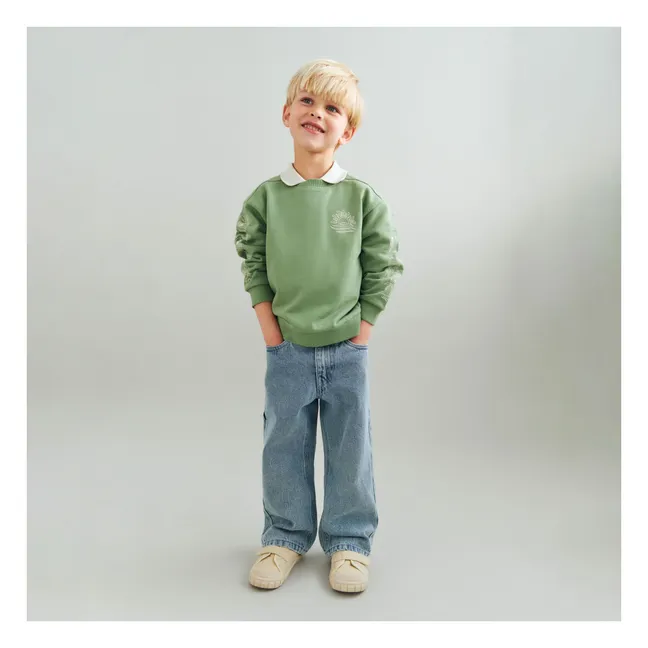 Jeans in cotone biologico Felix | Azzurro