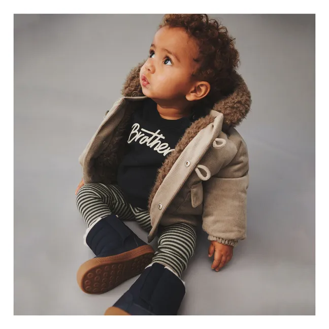 Billo Recycelte Faser Daunenjacke | Beige