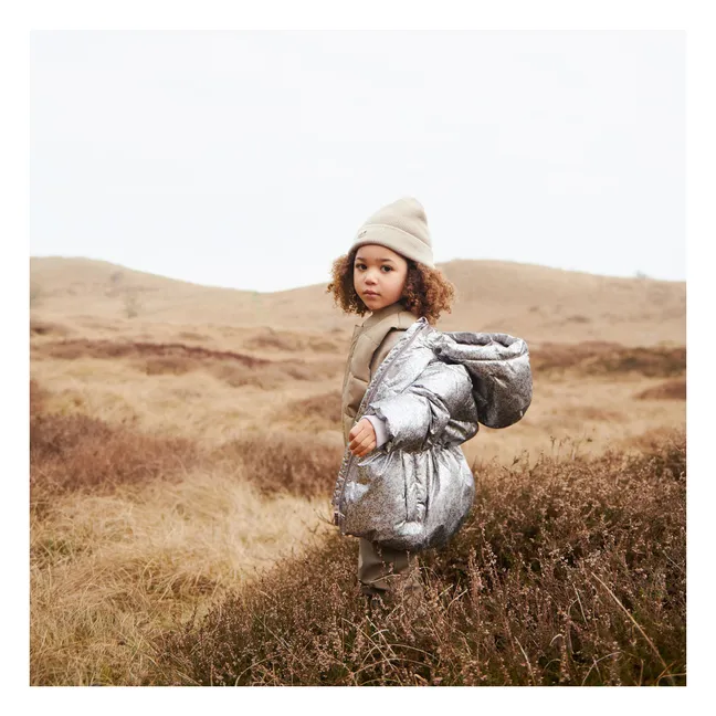 Eli Recycled Fiber Daunenjacke | Silber