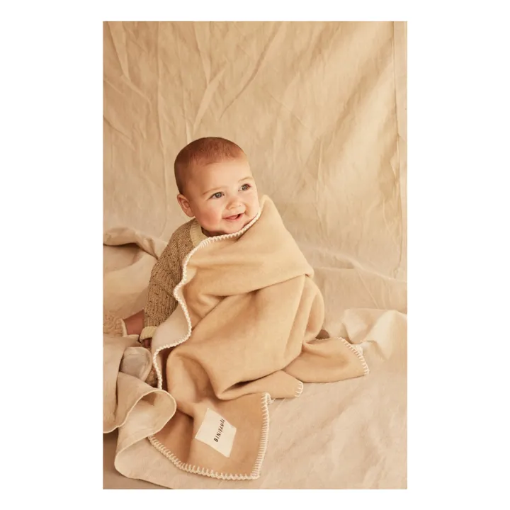 Couverture en laine mérinos | Peanut- Image produit n°3