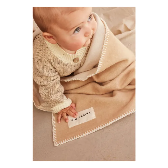 Merino wool blanket | Peanut