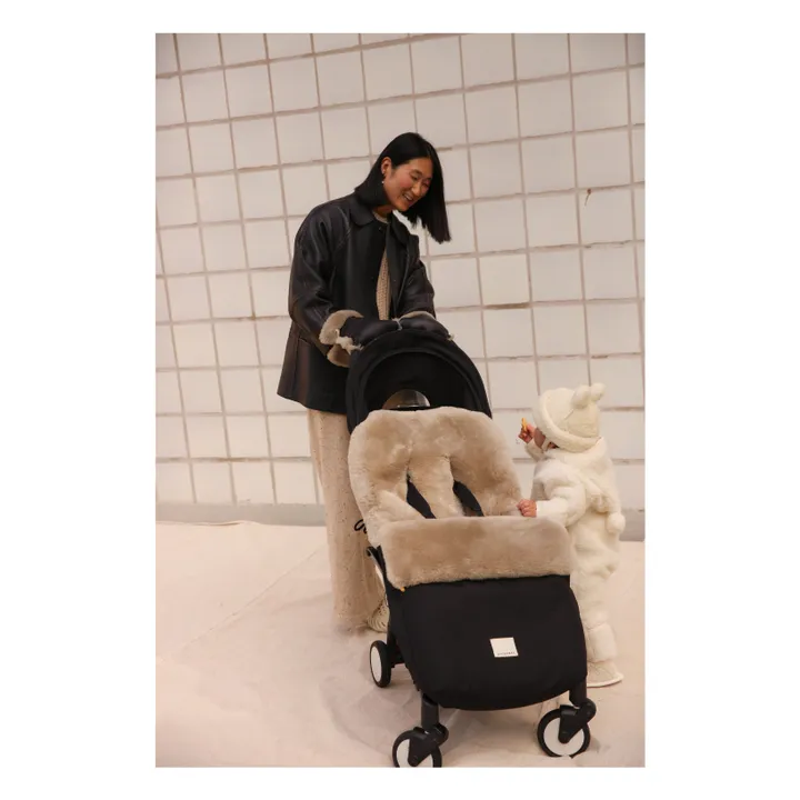 Chancelière universelle harnais fixe en peau d'agneau | Toast- Image produit n°3