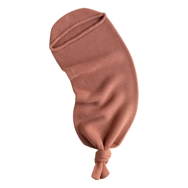 Merino Wool Swaddling Blanket | Brick red