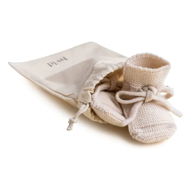 Chaussons Laine Mérinos | Crème