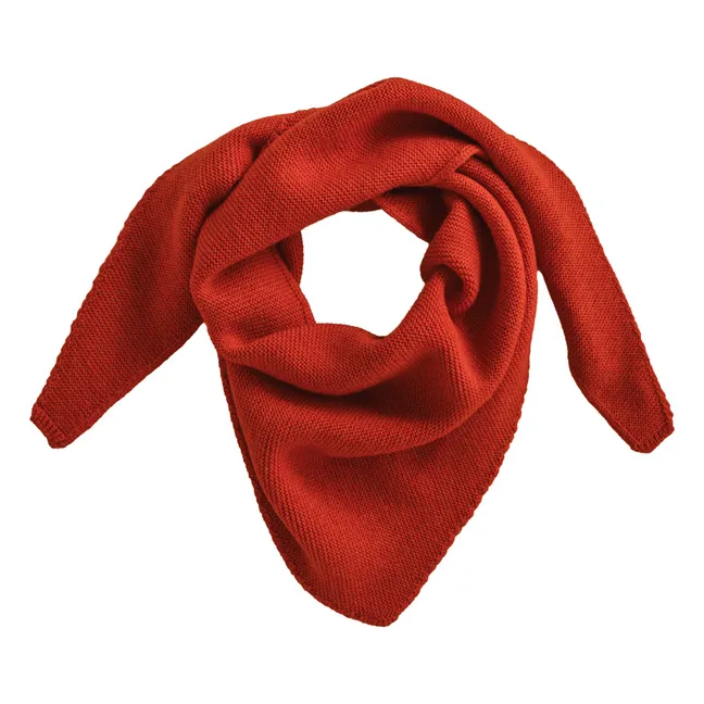 Josephina Wool Merino Scarf | Red