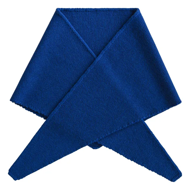 Josephina Wool Merino Scarf | Cobalt