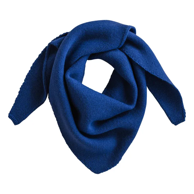 Josephina Wool Merino Scarf | Cobalt