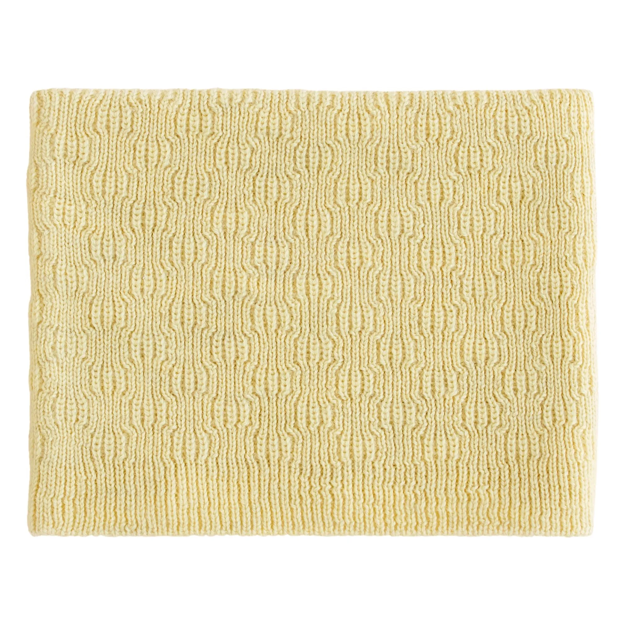 Hvid Pale Yellow Gigi Merino Wool Snood
