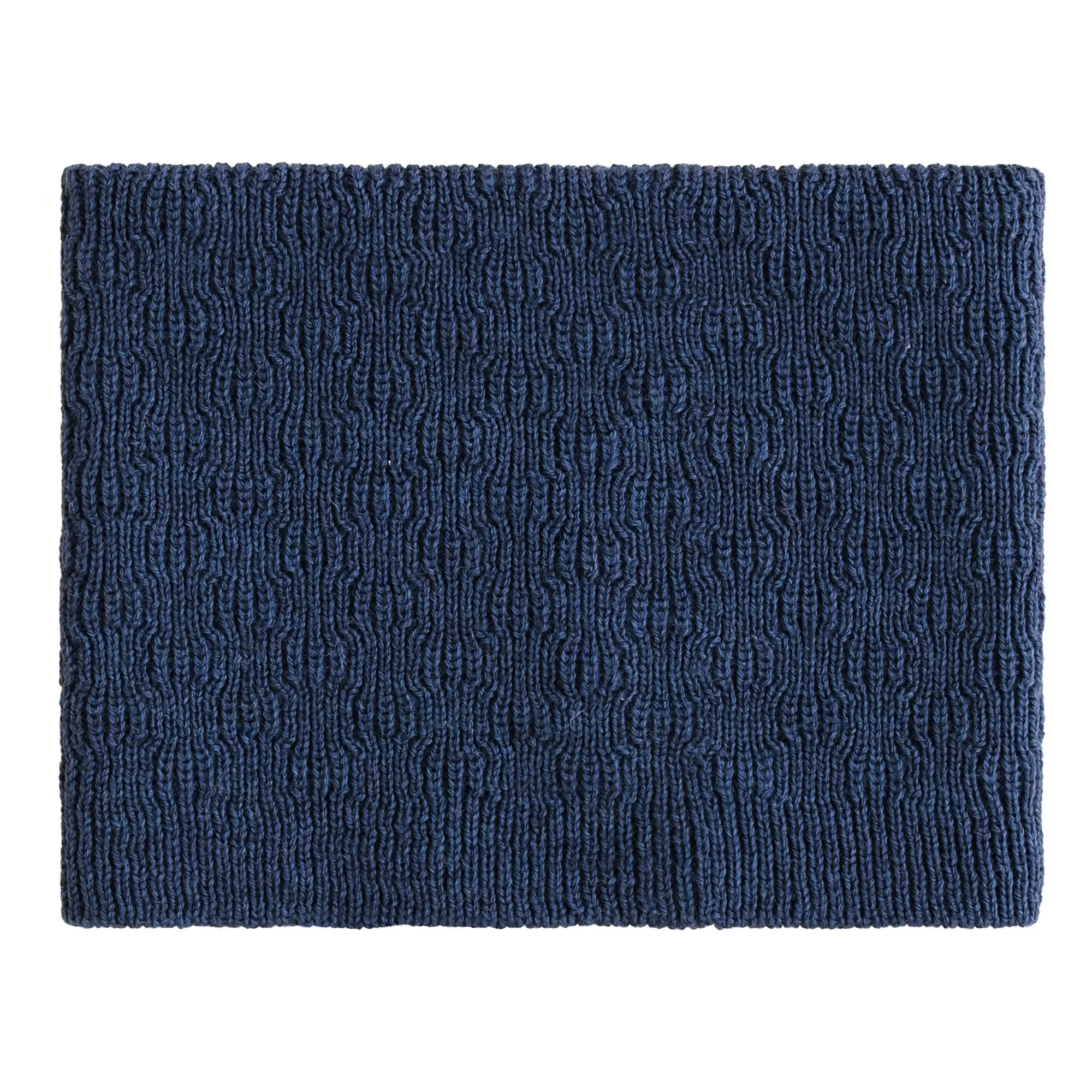 Hvid Navy Blue Gigi Merino Wool Snood