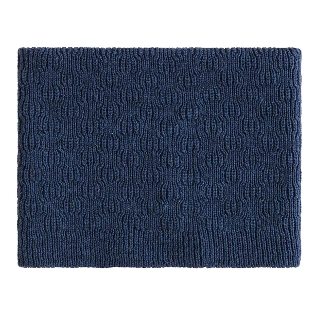 Snood Gigi Laine Mérinos | Bleu marine