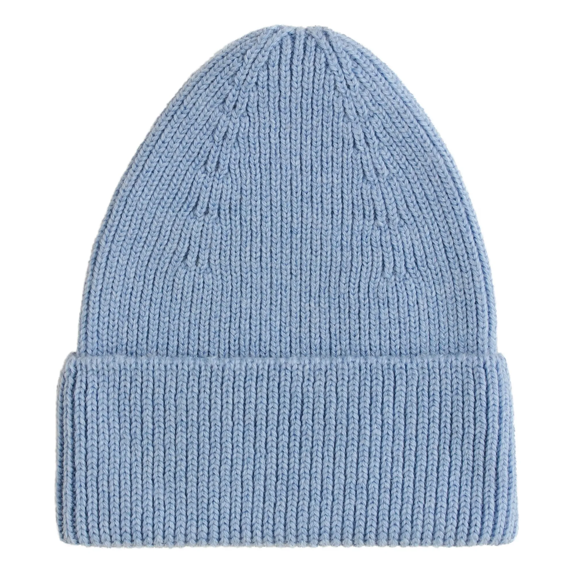 Hvid Light Blue Fonzie Cap Merino Wool