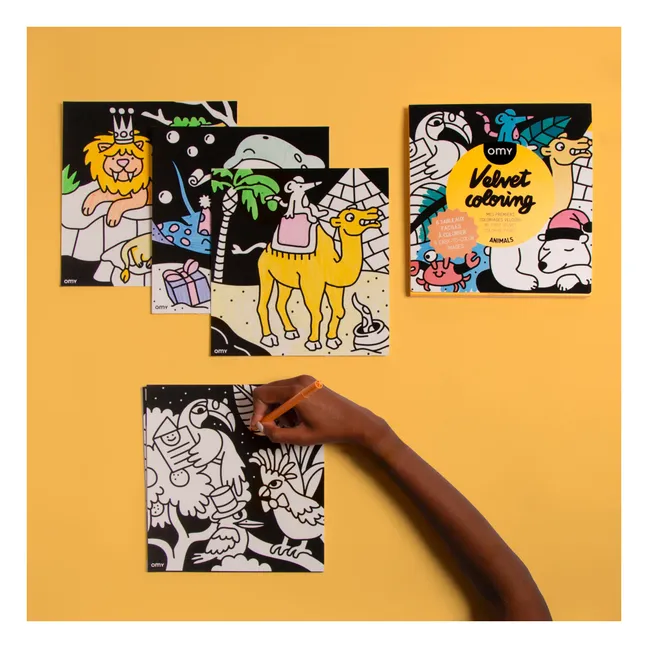 Coloriage velours Animaux