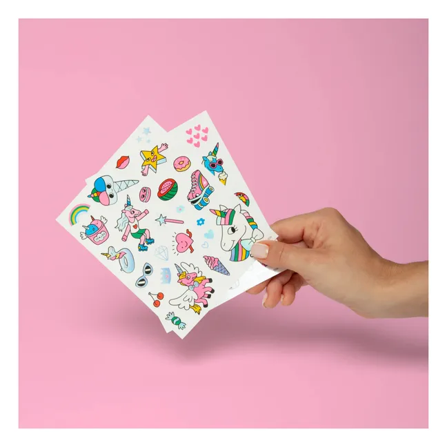 Lily temporary tattoos | Pink