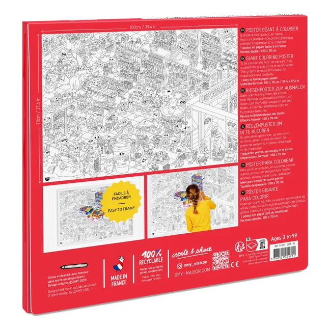 Poster Géant Super Marché