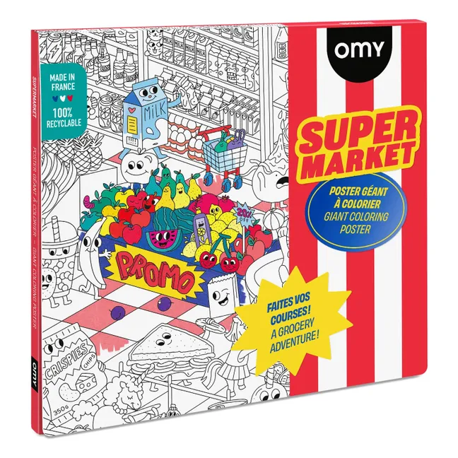 Poster Géant Super Marché