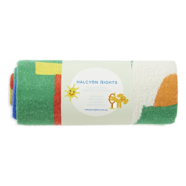 Couverture Chiens | Bleu roi