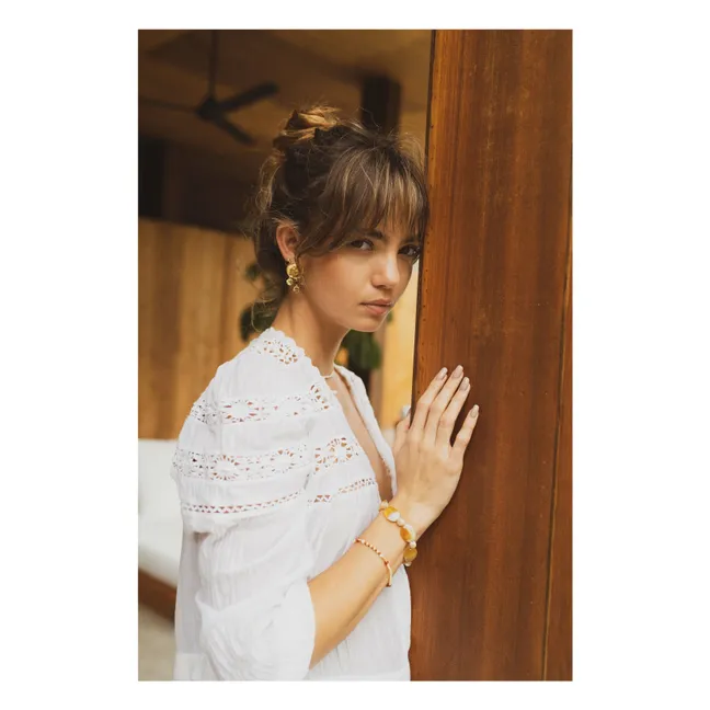 Boucles d'Oreilles Dream Catcher | Doré