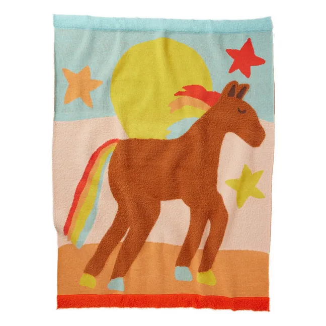 Couverture Chevaux | Bleu ciel