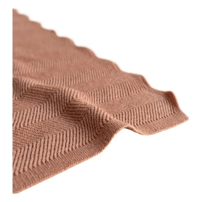 Freddie Merino Wool Blanket | Terracotta