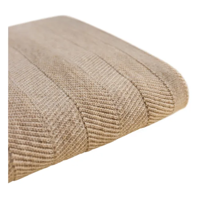 Freddie Merino Wool Blanket | Sand