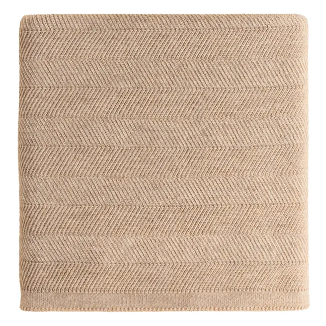 Freddie Merino Wool Blanket | Sand