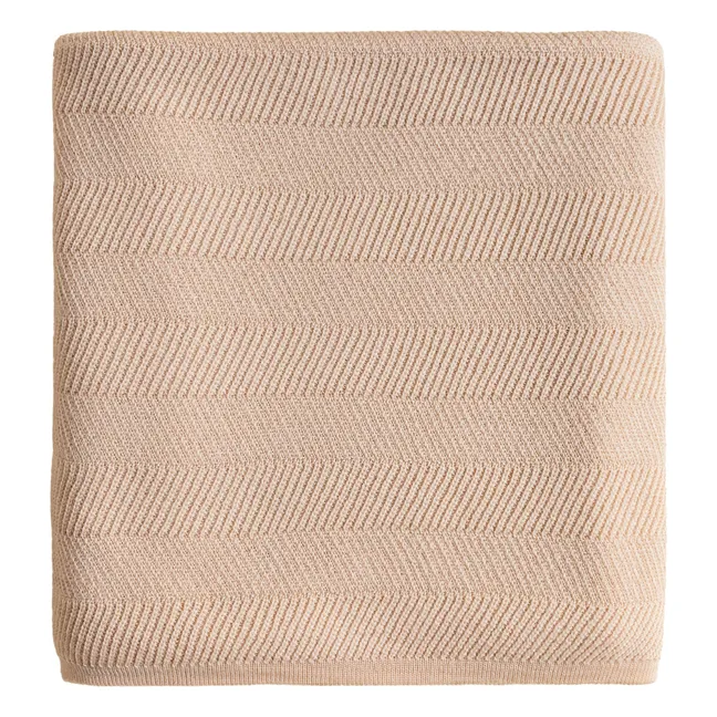 Freddie Merino Wool Blanket | Beige
