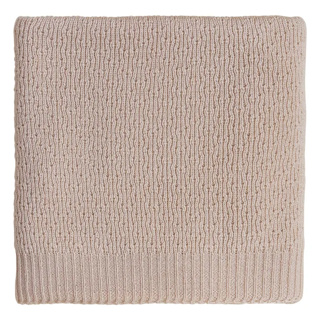 Couverture Dora Laine Mérinos | Beige