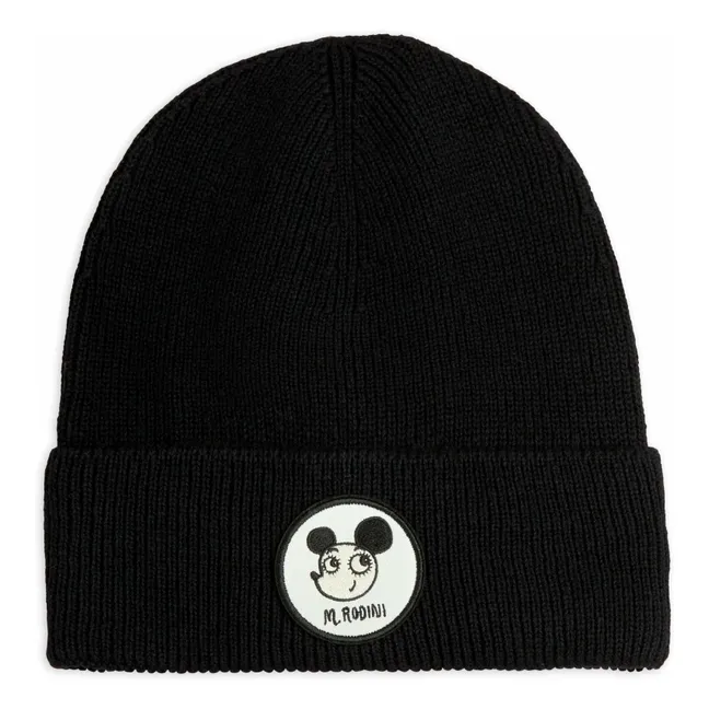 Gorro de algodón orgánico Ritzratz | Negro