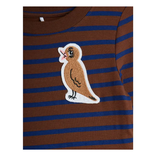 Robe Oiseau Coton Bio | Marron