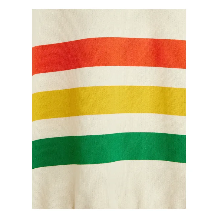 Jogger Oso a Rayas de Algodón Ecológico | Crudo- Imagen del producto n°3