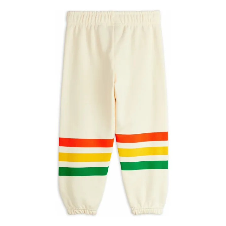 Jogger Oso a Rayas de Algodón Ecológico | Crudo- Imagen del producto n°2