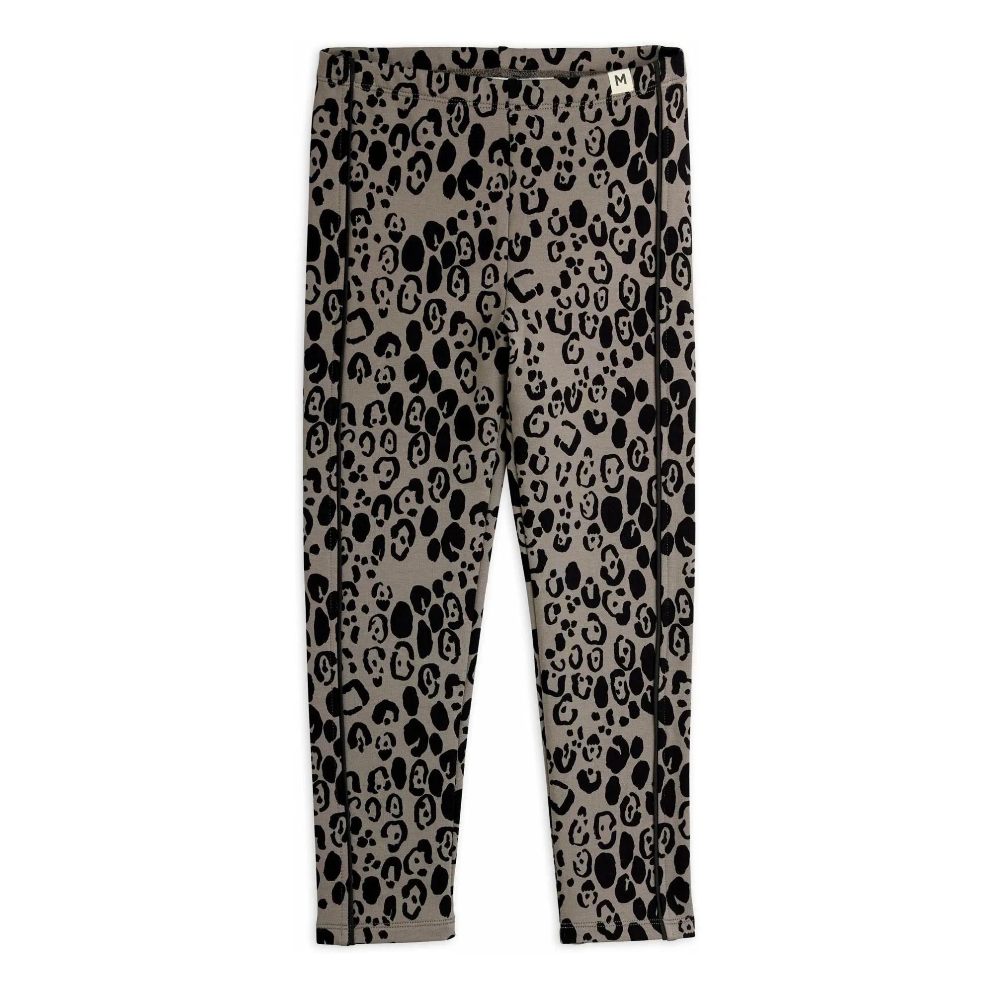 Mini Rodini Grey Organic Cotton Leopard Legging