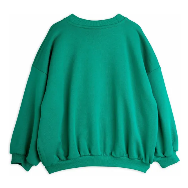 Ritratz organic cotton sweatshirt | Green