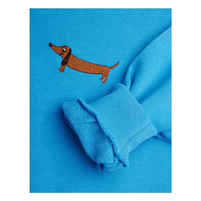 Dackel Sweat Bio-Baumwolle | Blau