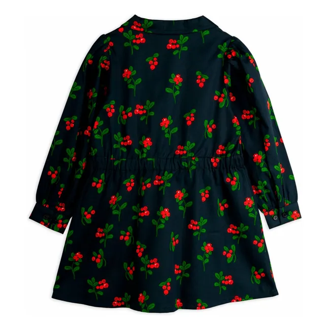 Robe Lingonberries Coton Bio | Noir