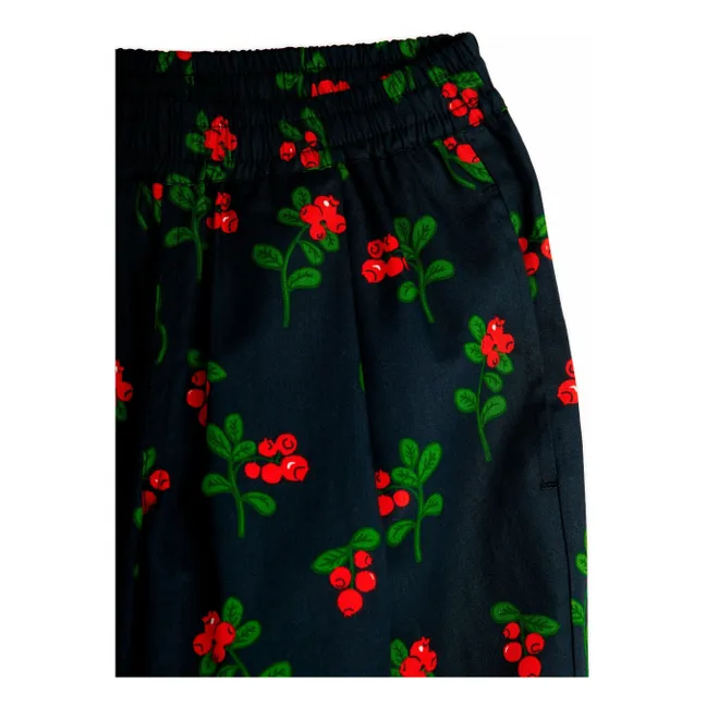 Pantalon Lingonberries Coton Bio | Noir